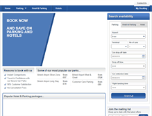 Tablet Screenshot of bristol-airport-parking-uk.com